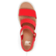 Sorel Joanie Heel Ankle Strap Sandals - Womens, Red Glo/Honey White, 9, 2069761-617-9