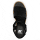 Sorel Joanie IV Ankle Strap Wedge Sandals - Womens, Black/Black, 5, 2069781-010-5