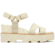 Sorel Joanie IV Ankle Strap Wedge Sandals - Womens, Chalk/Chalk, 12, 2069781-191-12