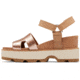 Sorel Joanie IV Ankle Strap Wedge Sandals - Womens, Honest Beige/Gum 17, 8.5, 2069781-246-8.5