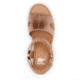 Sorel Joanie IV Ankle Strap Wedge Sandals - Womens, Honest Beige/Gum 17, 8.5, 2069781-246-8.5