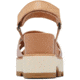 Sorel Joanie IV Ankle Strap Wedge Sandals - Womens, Honest Beige/Gum 17, 8.5, 2069781-246-8.5