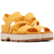 Sorel Joanie IV Slingback Wedge Sandals - Womens, Yellow Ray/Honey White, 7, 2069801-765-7