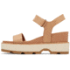Sorel Joanie IV Y Strap Wedge Sandals - Womens, Honest Beige/Bleached Ceramic, 6, 2076831-243-6