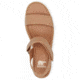 Sorel Joanie IV Y Strap Wedge Sandals - Womens, Honest Beige/Bleached Ceramic, 6, 2076831-243-6