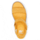 Sorel Joanie IV Y Strap Wedge Sandals - Womens, Yellow Ray/Honey White, 10, 2076831-765-10