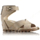 Sorel Joanie Sandal II Suede, Womens, Oatmeal, 7.5 US, 1787311241-7.5