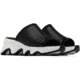Sorel Kinetic Impact Slide High Sandal - Womens, Black/Sea Salt, 6, 2030471-010-6