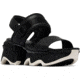Sorel Kinetic Impact Slingback Heel Sandal - Womens, Black/Black, 6, 2030481-011-6