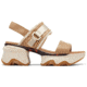 Sorel Kinetic Impact Slingback Heel Sandal - Womens, Honest Beige/Honey White, 10.5, 2030481-247-10.5