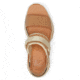 Sorel Kinetic Impact Slingback Heel Sandal - Womens, Honest Beige/Honey White, 10.5, 2030481-247-10.5
