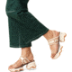 Sorel Kinetic Impact Slingback Heel Sandal - Womens, Honest Beige/Honey White, 10.5, 2030481-247-10.5