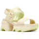 Sorel Kinetic Impact Slingback Heel Sandal - Womens, Honey White/Luminous Lime, 9, 2030481-292-9