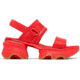 Sorel Kinetic Impact Slingback Heel Sandal - Womens, Red Glo/Gum 16, 7.5, 2030481-617-7.5