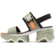 Sorel Kinetic Impact Slingback Heel Sandals - Womens, Safari/Jet, 8 US, 2030481-348-8
