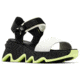 Sorel Kinetic Impact Y-Strap High Sandal - Womens, Black/Jet, 10.5, 2030461-012-10.5