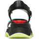 Sorel Kinetic Impact Y-Strap High Sandal - Womens, Black/Jet, 10.5, 2030461-012-10.5