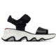 Sorel Kinetic Impact Y-Strap High Sandal - Womens, Black/Sea Salt, 9.5, 2030461-010-9.5