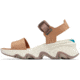 Sorel Kinetic Impact Y-Strap High Sandal - Womens, Honest Beige/Chalk, 9.5, 2030461-246-9.5