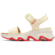 Sorel Kinetic Impact Y-Strap High Sandal - Womens, Honey White/Luminous Lime, 9, 2030461-292-9