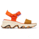 Sorel Kinetic Impact Y-Strap High Sandal - Womens, Optimized Orange/Honey White, 11, 2030461-862-11