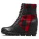 Sorel Lexie Wedge Boots - Women's, TARTAN Black, 10, 1877151010-10