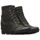 Sorel Lexie Wedge Boots - Women's, Touchy Black, 5, 1808531010-5