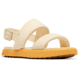 Sorel Ona Streetworks Go-To Flat Sandal - Womens, Honey White/Yellow Ray, 9.5, 2070231-292-9.5