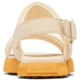Sorel Ona Streetworks Go-To Flat Sandal - Womens, Honey White/Yellow Ray, 9.5, 2070231-292-9.5