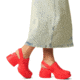Sorel Ona Streetworks Heel Clog - Womens, Red Glo/Sea Salt, 10, 2069871-617-10