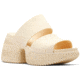 Sorel Ona Streetworks Slide Heel - Womens, Honey White/Sea Salt, 8, 2069881-292-8