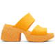 Sorel Ona Streetworks Slide Heel - Womens, Yellow Ray/Sea Salt, 7, 2069881-765-7