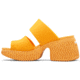 Sorel Ona Streetworks Slide Heel - Womens, Yellow Ray/Sea Salt, 7, 2069881-765-7