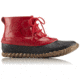 Sorel Out N About Rain Boot, Womens, Bright Red/Black, 5.5 US, 1735301691-5.5