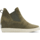 Sorel Out N About Slip-On Wedge II Bootie - Womens, Stone Green, Laurel Leaf, 8, 2033021-397-8