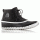 Sorel Out N About Textile Casual Boot, Womens, Black/Sea Salt, 6 US, 1797801010-6