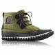 Sorel Out N About Textile Casual Boot, Womens, Olive Drab/Black, 6.5 US, 1798031389-6.5
