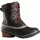 Sorel Slimpack II Lace Casual Boot - Women's-Black/Kettle-Medium-10