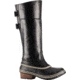 Sorel Slimpack Riding Tall II Casual Boot - Women's-Black/Kettle-Medium-6