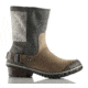Sorel Slimshortie Casual Boot - Women's-Quarry/Fossil-Medium-8 US