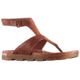 Sorel Torpeda Ankle Strap Leather Sandal, Womens, Camel Brown/Ancient Fossil, 10 US, 1788031224-10