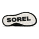 Sorel VIIbe Crisscross Slide - Womens, Black/Sea Salt, 10, 2076811-010-10