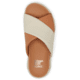 Sorel VIIbe Crisscross Slide - Womens, Honest Beige/Chalk, 9, 2076811-246-9