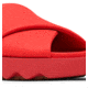 Sorel VIIbe Crisscross Slide - Womens, Red Glo/Gum 16, 9, 2076811-617-9