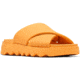 Sorel VIIbe Crisscross Slide - Womens, Yellow Ray/Gum 17, 6, 2076811-765-6