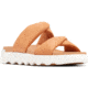 Sorel VIIbe Twist Slide - Womens, Honest Beige/Sea Salt, 6.5, 2039961-246-6.5
