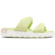 Sorel VIIbe Twist Slide - Womens, Luminous Lime/Whitened Pink, 9.5, 2039961-382-9.5