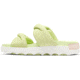 Sorel VIIbe Twist Slide - Womens, Luminous Lime/Whitened Pink, 9.5, 2039961-382-9.5