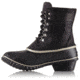 Sorel Winter Fancy Lace II Boot - Womens, Black, Silver S, 5, 1571561010-5
