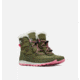 Sorel Youth Whitney Short Lace Boot, Hiker Green, Se, 7, 1767401371-7